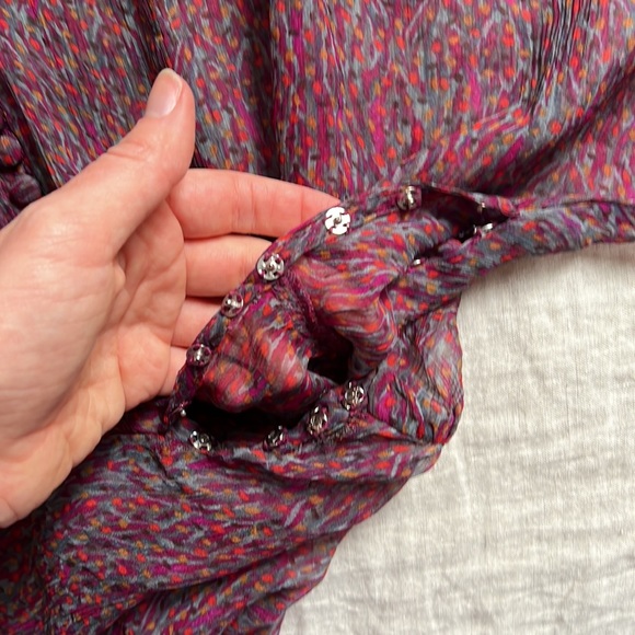 Pink patterned blouse - Picture 4 of 6